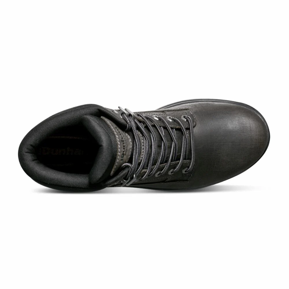 Dunham 6INPTBOOT BOOT LACEUP CHARCOAL GRAY/BLACK/BLACK - Image 3