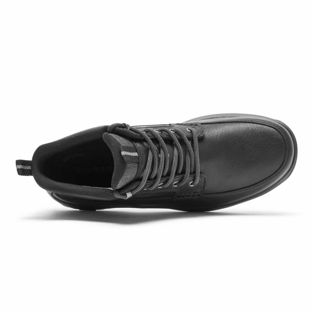 Dunham 8000 MID BOOT BLACK LEA - Image 3