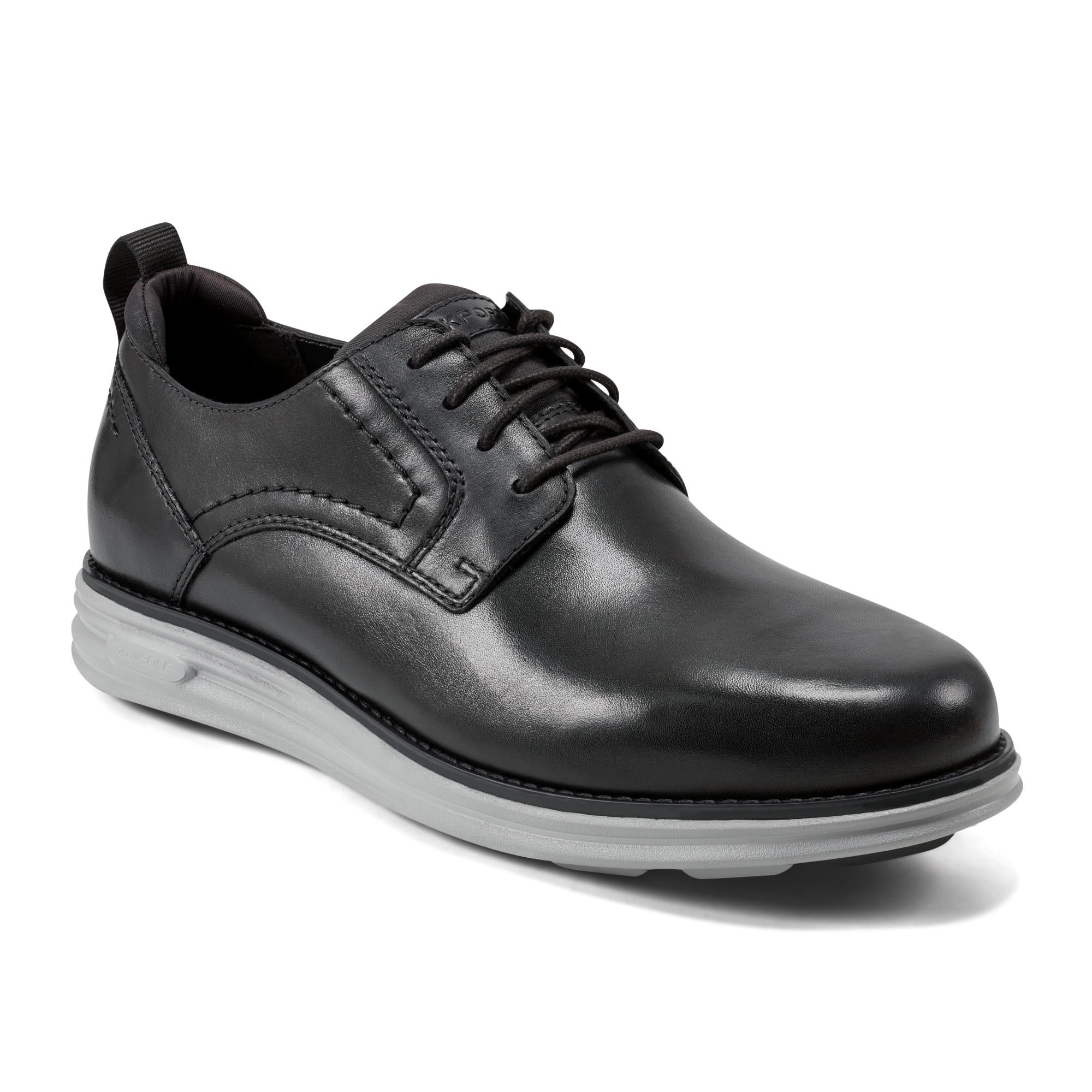 Rockport Men CANTON LACEUP BLACK/BLACK/BLACK/HANOVER GR