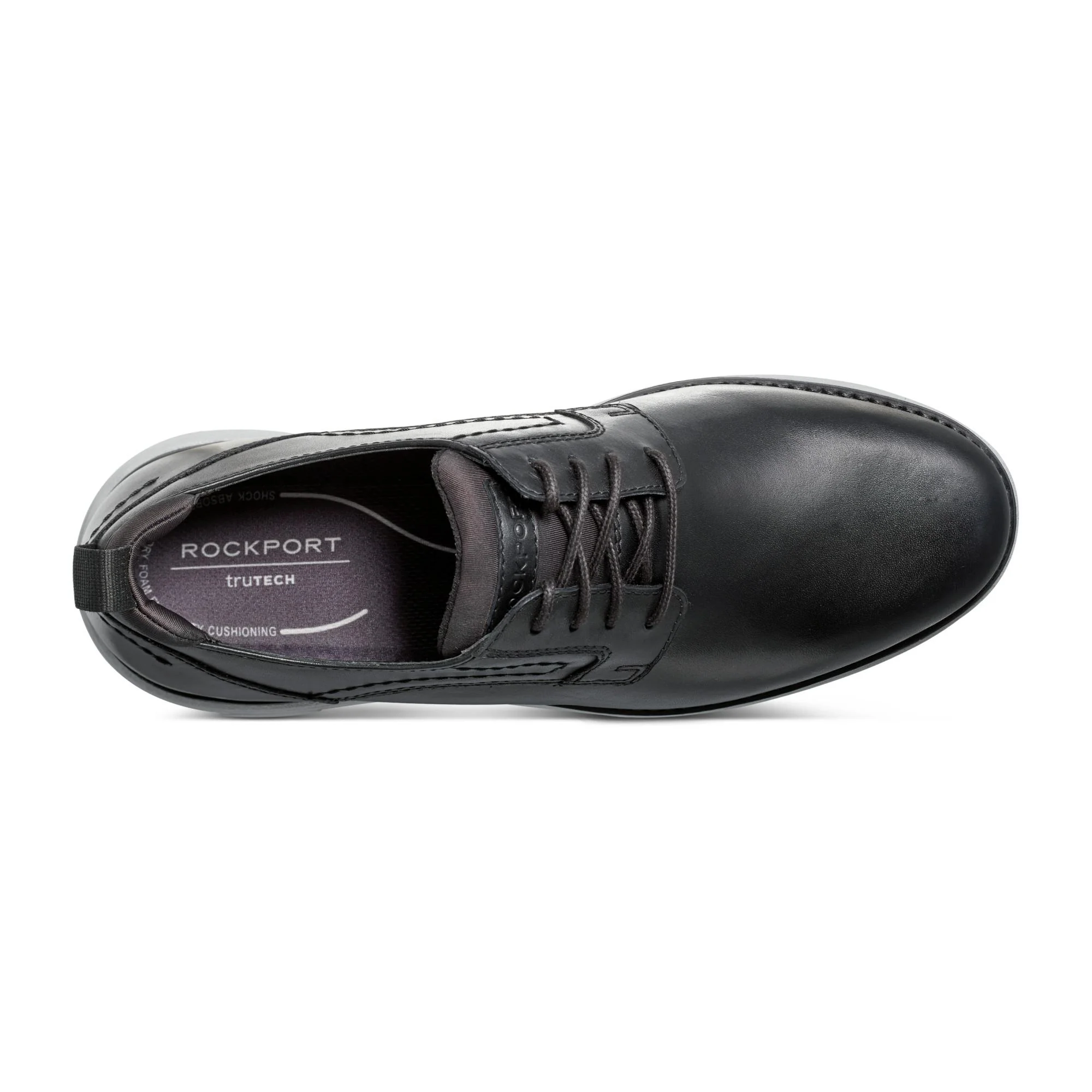 Rockport Men CANTON LACEUP BLACK/BLACK/BLACK/HANOVER GR - Image 3