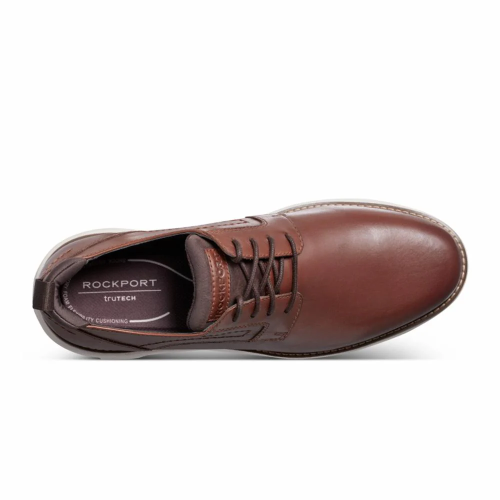Rockport Men CANTON LACEUP BRITISH TAN/JAVA19-1016TPG/HAN - Image 3