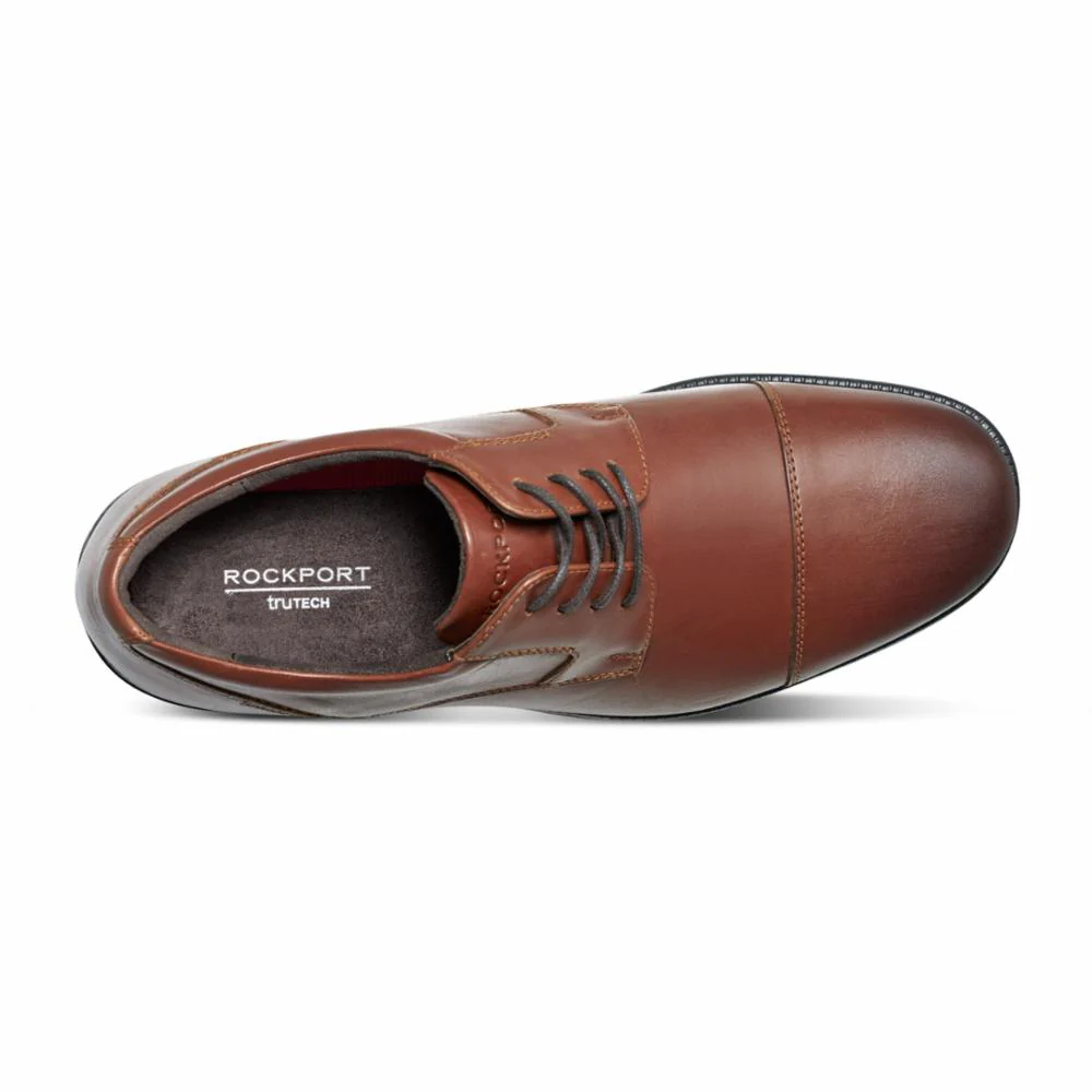 Rockport Men  CHARLES ROAD CAPTOE BRITISH TAN - Image 3
