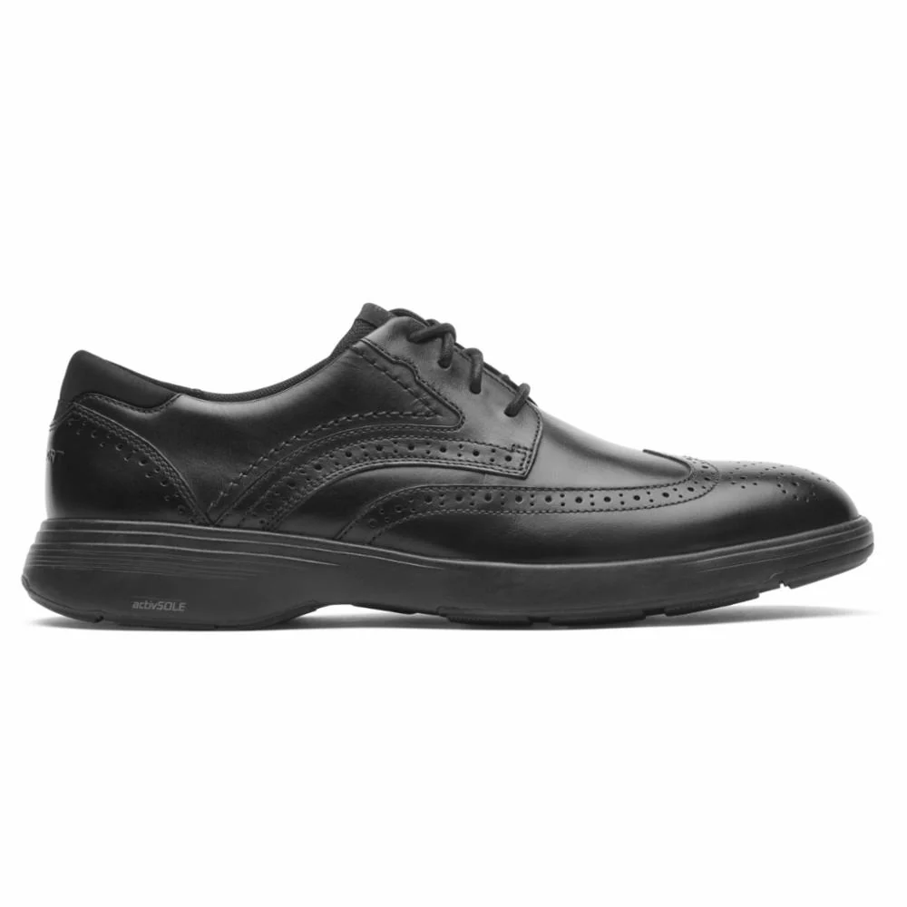 Rockport Men NOAH NOAH WINGTIP BLACK - Image 2