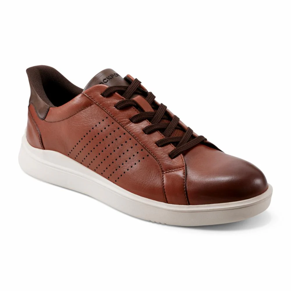 Rockport Men TRISTENL2 STEP ACTIVATED LACEUP BRITISH TAN/JAVA/MONKS ROBE/LU