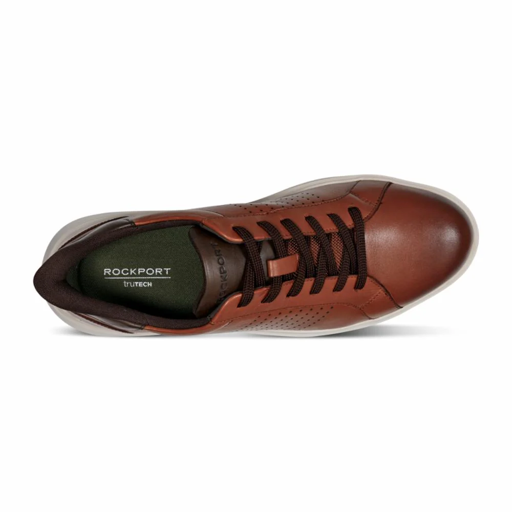 Rockport Men TRISTENL2 STEP ACTIVATED LACEUP BRITISH TAN/JAVA/MONKS ROBE/LU - Image 3